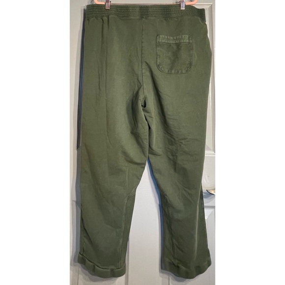 Anthropologie Army Green “Moss” Snap Waist Joggers NWT Size XLP - Picture 6 of 12